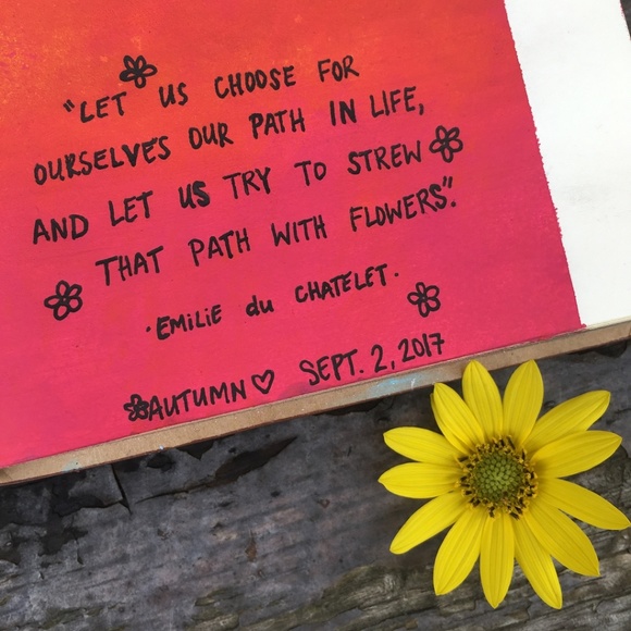 Path Of Flowers - Original Art Journal Print - Picture 4 of 8